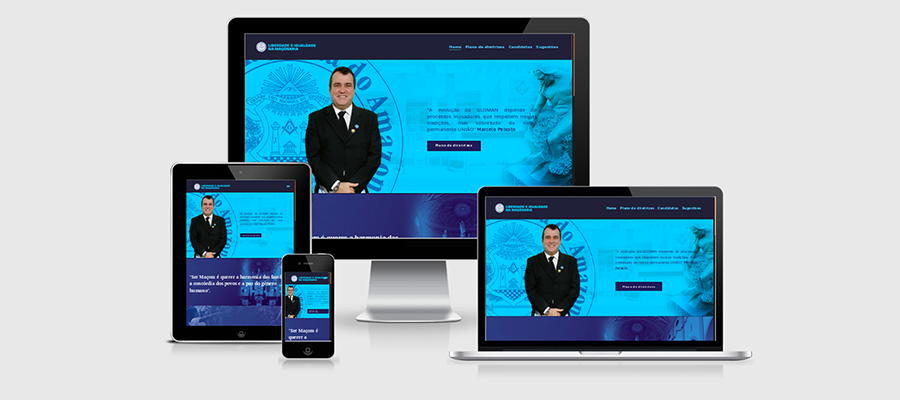 Site para eleições da GLOMAN